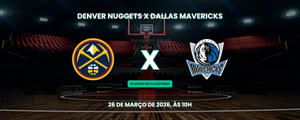 nuggets x mavericks 26-3-2026